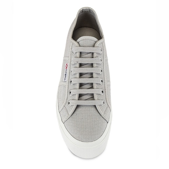 Superga 2740 Platform Grey Shoes - Picture 4 of 10